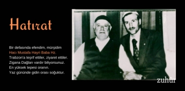 Hat�rat - M�r�idim Hac� Mustafa Hayri ���t Efendi Hz.