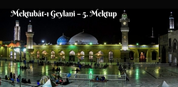 Mektub�t-� Geylani � 5. Mektup