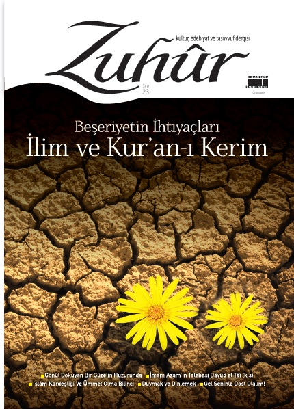 Zuhur Dergisi 23. Say� �n resmi