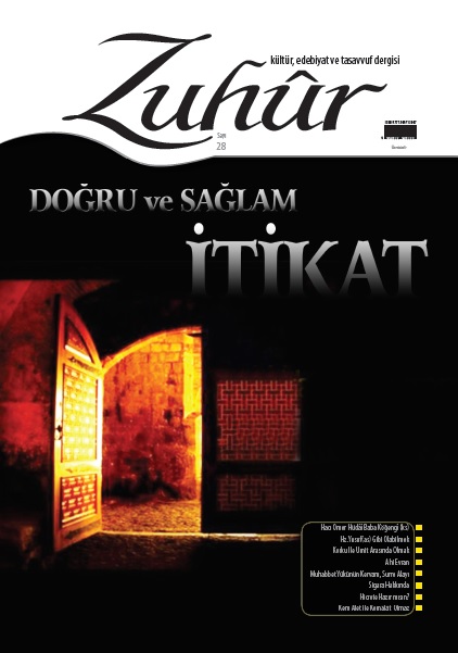 Zuhur Dergisi 28.Say� �n resmi